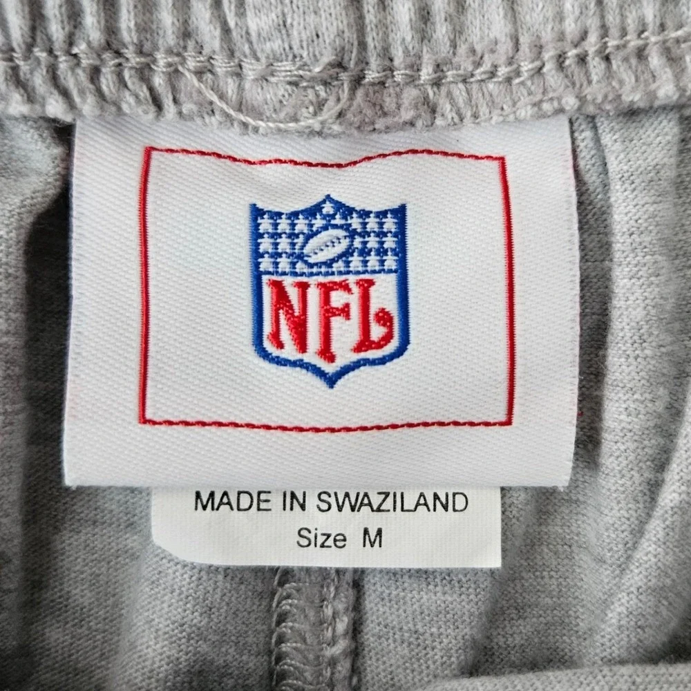 Y2K VTG NFL Jacksonville Jaguars Lounge Shorts Mens Medium Grey Embroidered Logo